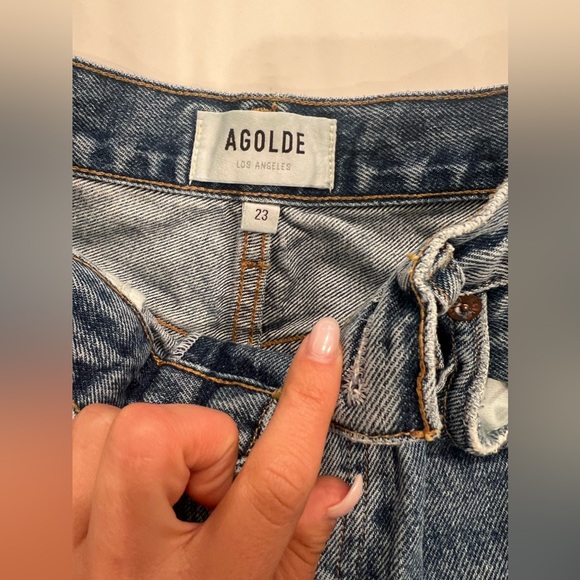 Agolde 90s pinch jeans size 23 - Picture 1 of 7